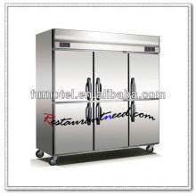 R172 Tube Style Static Cooling Double Temperature Reach-In Kitchen Freezer And Refrigerator